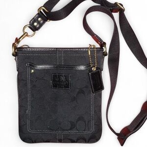 Coach Signature Black Crossbody Bag